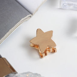 Цена за 6 шт. Крабик для волос «Брианна», звезда, 2 см, золото