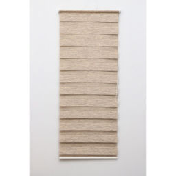 Штора рулонная Вудэн, премиум блэкаут, 100160 см, 3 варианта крепления, цвет бежево-серый - Simaland фото 2