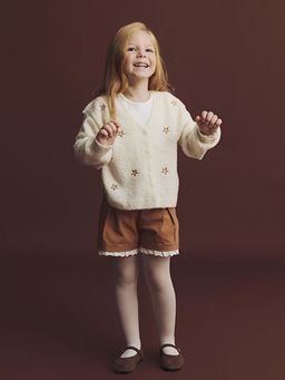 V Yaka Nak??l? K?z ?ocuk H?rka