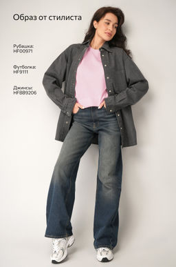 Женская базовая хлопковая футболка Happyfox