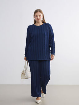 Beli Lastikli Dokulu Kad?n Pantolon