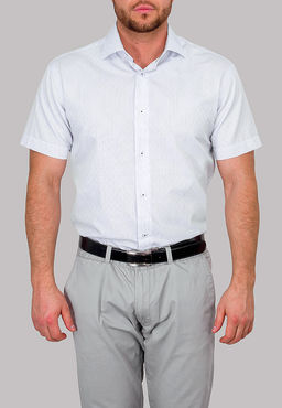 Сорочка мужская короткий рукав GREG 121/109/1256/Z/1  фото 8