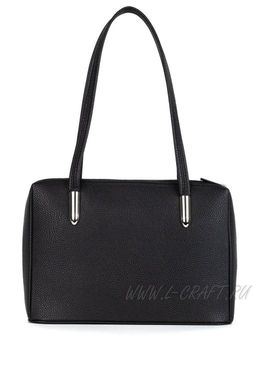 Сумка Модель №1246 | кожзам | гладкий | черный | Р908-1 | 30114