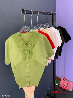 Кофта женская с кружевом - Bruno фото 8