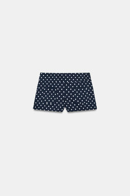 SHORTS MINI BOLSILLOS / Azul / Blanco - Zara фото 12