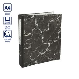 Expert Complete Регистратор под мрамор, мет.уг. 50 мм 10 шт. Classic Lite A4 арочный механ. матовый черный EC102815