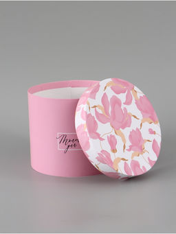 Набор шляпных коробок 5 в 1 «Нежные лилии», 13 × 14 ‒ 19.5 × 22 см