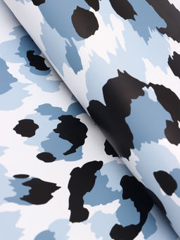 Цена за 20 шт. Пленка для цветов, «Эклер», бело-синий, 57×57 см