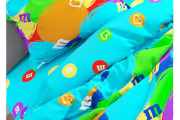 КПБ "Павлайн" FreeDom бязь 1,5 сп. "Конфетки" вид 1 с 1 нав. 70*70