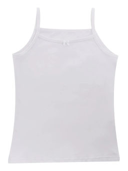 Майка д/дев. белый 4074