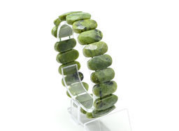 Браслет из нефрита граненый 20*10мм