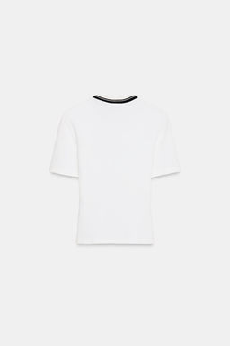 T-SHIRT WITH POCKETS - Zara фото 6