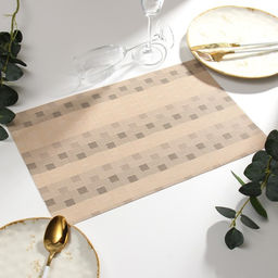 Салфетка на стол Доляна, цв.бежевый, 45*30см  фото 2