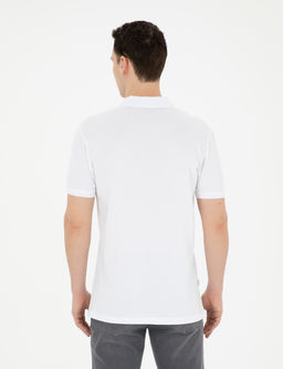 Beyaz Regular Fit Basic Ti__rt