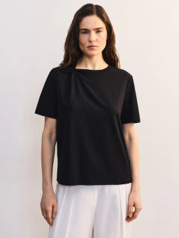 Футболка прямого кроя с узлом ZR2605023420-50 / Zarina