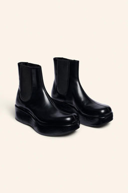 LEATHER CHELSEA BOOTS - LIMITED EDITION - Zara фото 5