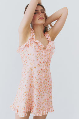 Vestido de crep? con volantes - H&m фото 5