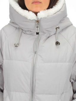 Y23-868 GRAY Куртка зимняя женская (тинсулейт) - Fashion фото 11