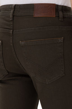 Erkek Kahverengi Slim Fit Jean Pantolon - U.s. polo assn фото 12