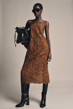 ZW COLLECTION LIMITED EDITION LACE MIDI SKIRT - Zara фото 5