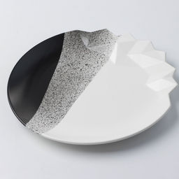 Тарелка плоская керамическая Снежные горы, d=27 см - Дорого внимание фото 5