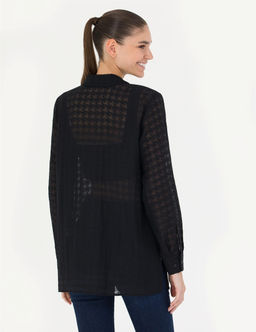 Siyah Comfort Fit Uzun Kollu G_mlek - Pierre cardin фото 5