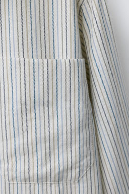 STRIPED FLANNEL SHIRT - Zara фото 4