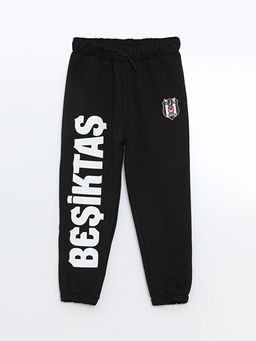 Beli Lastikli Be?ikta? Bask?l? Erkek ?ocuk E?ofman Alt