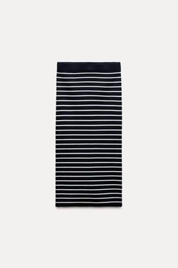 STRIPED KNIT PENCIL SKIRT - Zara фото 2