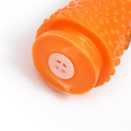 Игрушка пищащая Курица пират для собак, 28 см, жёлтая - Пижон фото 5