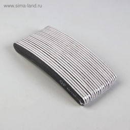 Цена за 20 шт. Пилка-наждак, абразивность 80/100, 18 см, фасовка 20 шт, цвет чёрный - Queen fair фото 3