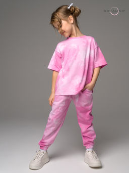 Костюм Daily girl тайдай розовый mini - Sovalina фото 2