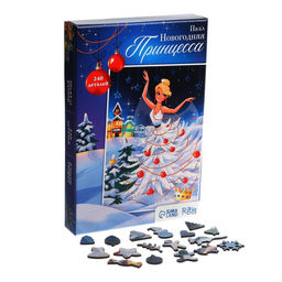 Деревянный пазл Новогодняя принцесса с предсказанием - Puzzle фото 2