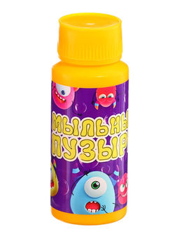 Мыльные пузыри, 95 мл жёлтые, (набор 15 шт.)