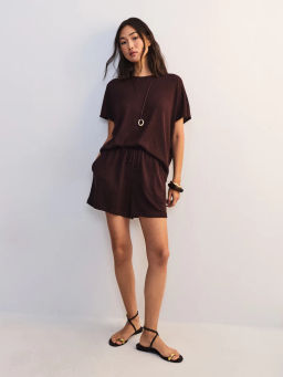 Трикотажные шорты из вискозы ZR2605012122-27 / Zarina