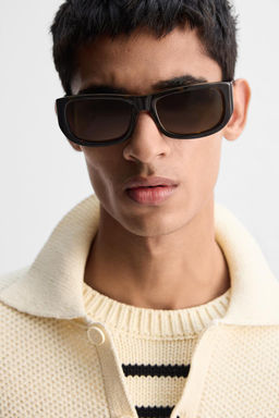 STRIPED KNIT LIMITED EDITION POLO SHIRT - Zara фото 6