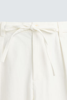 RELAXED FIT PLEATED TROUSERS - Zara фото 15