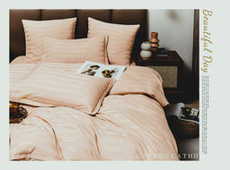 КПБ Boris Страйп-сатин BORSS027 (Бежевый) Евро