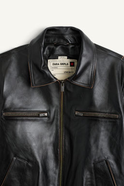 LTHR BKR JKTC - Zara фото 5