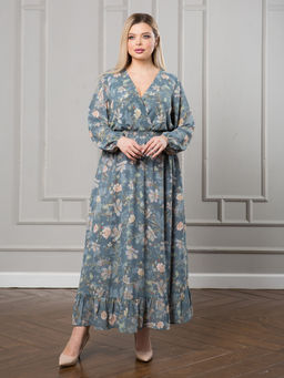 Платье 1330 дымчато-серый - Novita фото 9