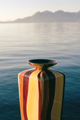 STRIPED CERAMIC VASE X COLLAGERIE - Zara фото 6