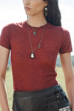 100% WOOL KNIT LIMITED EDITION TOP - Zara фото 2
