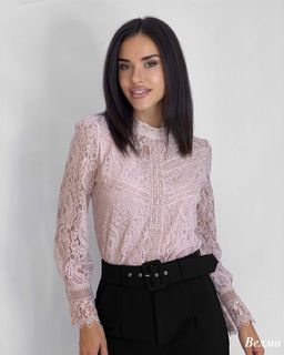 Блузка Велма (пудровый)