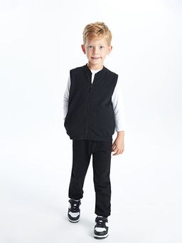 Bisiklet Yaka Erkek Bebek Yelek - Waikiki фото 5