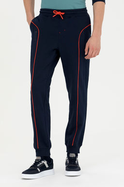 Штаны спортивные U. S. Polo Assn темно-синие из хлопка - U.s. polo assn фото 16