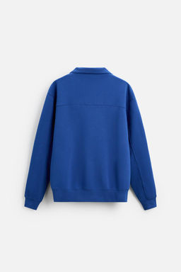 BASIC QUARTER ZIP SWEATSHIRT - Zara фото 41