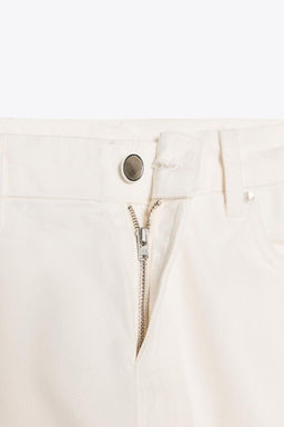 ZW COLLECTION CROPPED STRAIGHT HIGH-WAIST JEANS - Zara фото 9