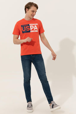 Erkek K_rm_z_ Bisiklet Yaka Ti__rt