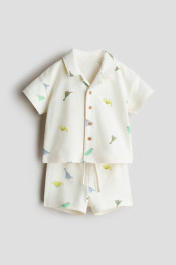 2-piece cotton jersey set - H&m фото 2