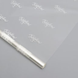 Плёнка для цветов упаковочная глянцевая «Поздравляю», золото, 1×5.2 м, 200 г